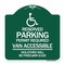 Signmission Connecticut Reserved Parking Permit Required Van Accessible Violators Will Be Fined M, GW-1818-24657 A-DES-GW-1818-24657 - alternate 1